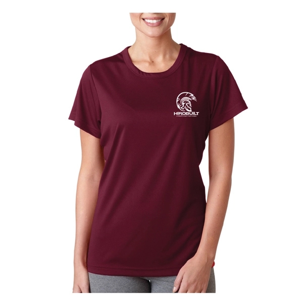 UltraClub® women's performance t-shirt (4 oz.) with moisture-wicking properties, made from... from ASI 39552 BEL Promo