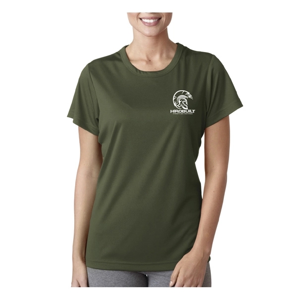 UltraClub® women's performance t-shirt (4 oz.) with moisture-wicking properties, made from... from ASI 39552 BEL Promo