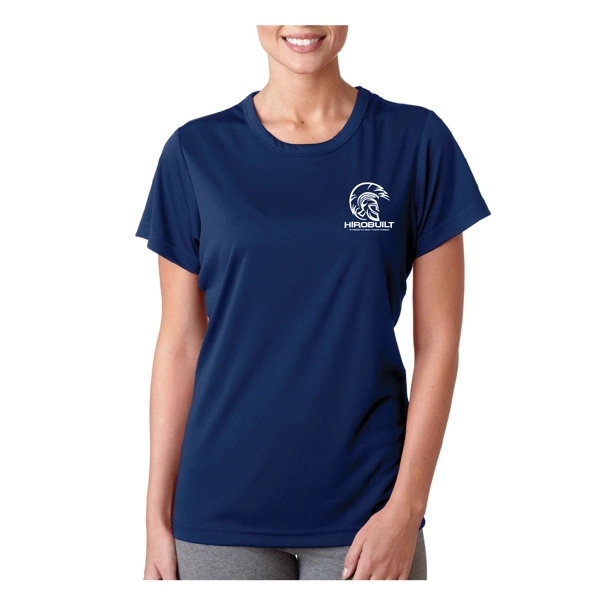 UltraClub® women's performance t-shirt (4 oz.) with moisture-wicking properties, made from... from ASI 39552 BEL Promo