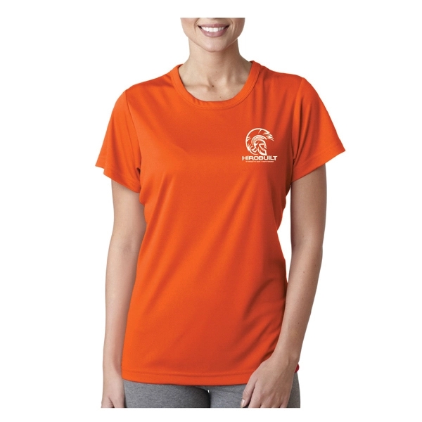 UltraClub® women's performance t-shirt (4 oz.) with moisture-wicking properties, made from... from ASI 39552 BEL Promo
