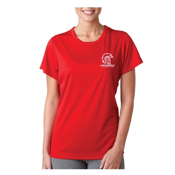 UltraClub® women's performance t-shirt (4 oz.) with moisture-wicking properties, made from... from ASI 39552 BEL Promo