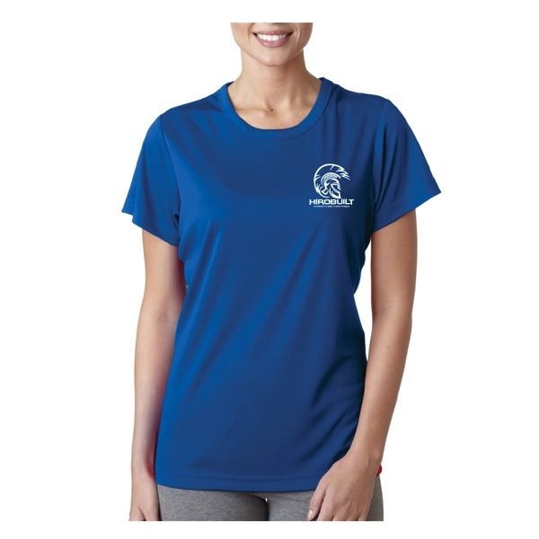 UltraClub® women's performance t-shirt (4 oz.) with moisture-wicking properties, made from... from ASI 39552 BEL Promo