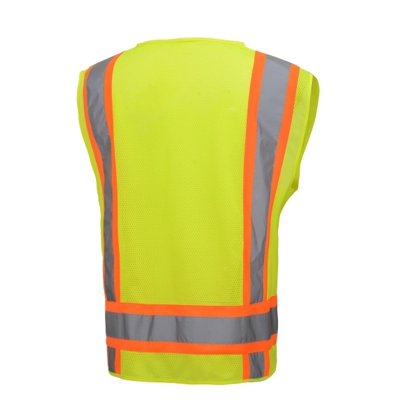 Class 2 Safety Vest Solid Front with Mesh Back.... from ASI 58492 GSS Safety LLC / GSS Safety