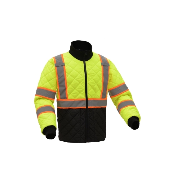 Class 3 Quilted Two Tone Jacket.... from ASI 58492 GSS Safety LLC / GSS Safety