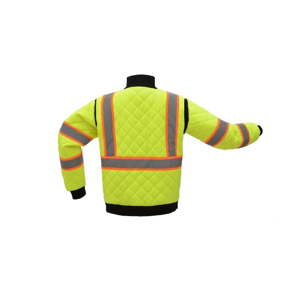Class 3 Quilted Two Tone Jacket.... from ASI 58492 GSS Safety LLC / GSS Safety