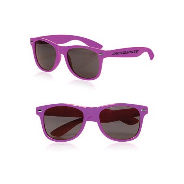 Plastic, adult-sized sunglasses with UV protection in plenty of available colors.... from ASI 39552 BEL Promo