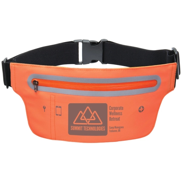 Lycra-made fanny pack stretches up to 60" and available in select... from ASI 62190 Illini