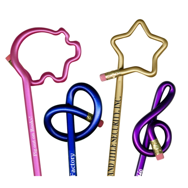 The original bent pencil! Real #2 lead pencils bent into one... from ASI 39850 The Bentcil Company / Bentcils™
