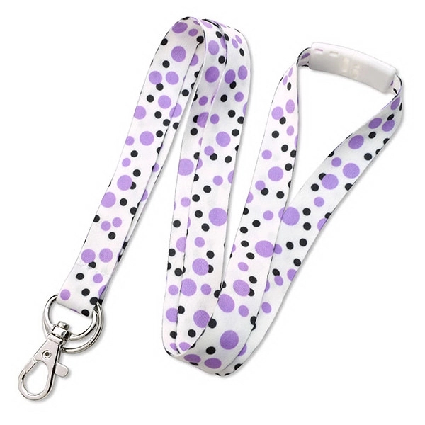 Have some fun with these unique polka dot design lanyards. Available... from ASI 79898 Promovision / PROMOVISION