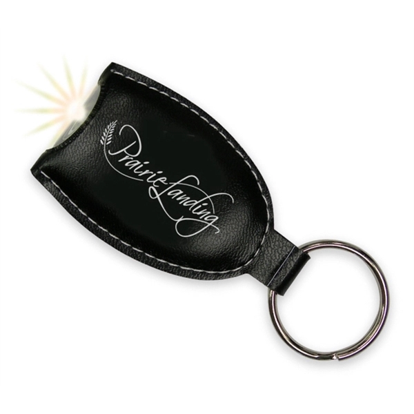 Faux leather tear drop shaped key lights.... from ASI 39850 The Bentcil Company / Bentcils™