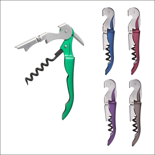 Corkscrew that features a non-stick coated spiral with a metallic finish... from ASI 55450 Franmara Inc