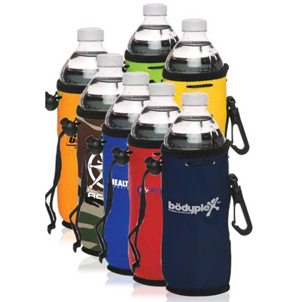 3 mm neoprene water bottle insulator in five different colors with... from ASI 39552 BEL Promo