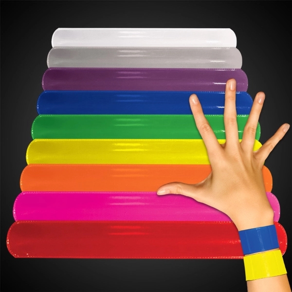 8 3/4" slap bracelet offered in a variety of colors.... from ASI 42016 Brighter Promotions Inc / Chemical Light™ Liquid Light