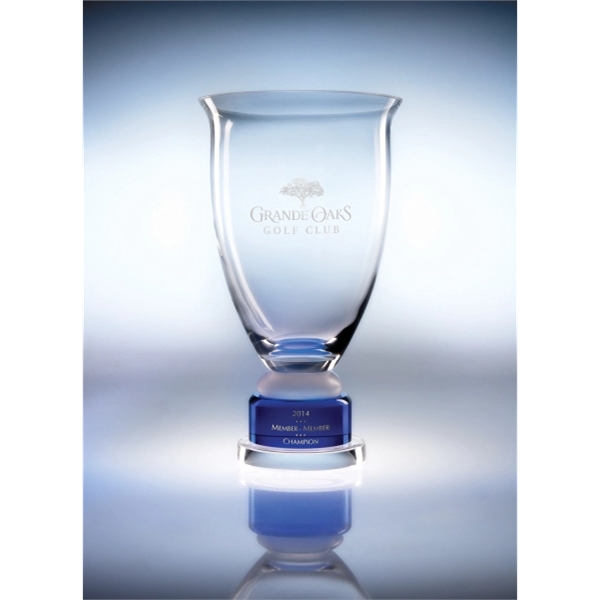 Triomphe cup award made from hand-blown crystal and features a cylindrical... from ASI 62985 J. Charles