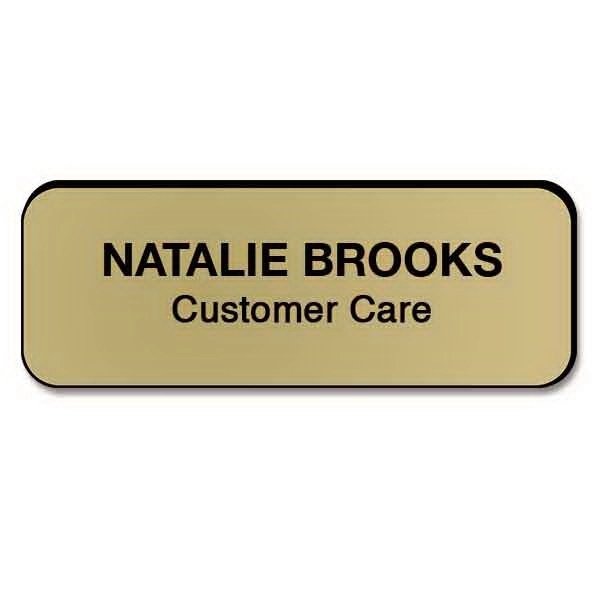 Handmade, silkscreen printed, permanent custom name badges. Individually personalized.... from ASI 79898 Promovision / PROMOVISION