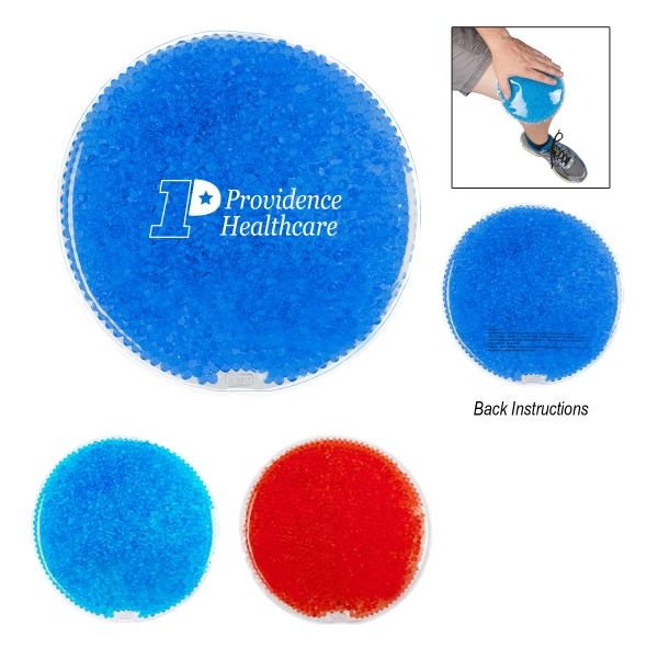 Round Gel Beads Hot/Cold Pack... from ASI 61125 Hit Promotional Products / Hit (R)