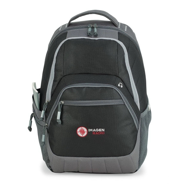 Deluxe computer backpack with zippered main compartment with padded laptop pocket.... from ASI 56070 Gemline / Gemline®