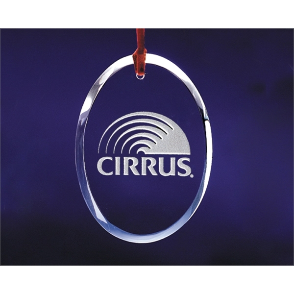 Victorian crystal ornament with a red hang cord for hanging on... from ASI 62985 J. Charles