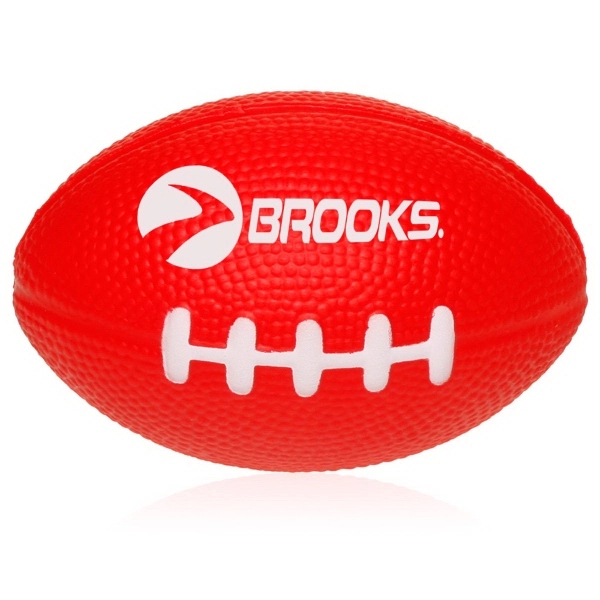 Polyurethane stress reliever shaped like a football that measures 3.5" and... from ASI 39552 BEL Promo