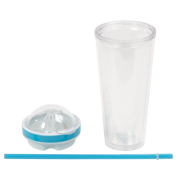 20 Oz. Juicer Tumbler With Straw... from ASI 61125 Hit Promotional Products / Hit (R)
