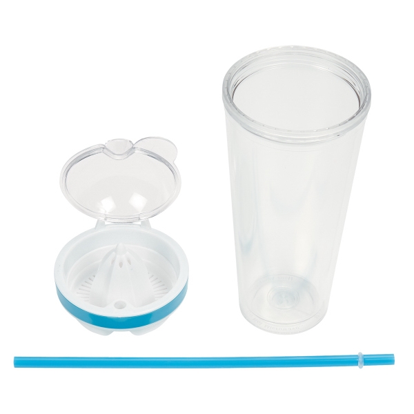 20 Oz. Juicer Tumbler With Straw... from ASI 61125 Hit Promotional Products / Hit (R)