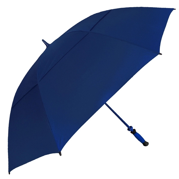 Premium automatic opening golf umbrella with 64" vented canopy arc and... from ASI 89955 StrombergBrand / Stromberg Brand Stromberg