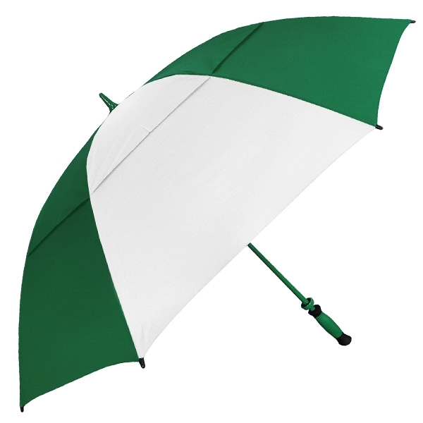 Premium automatic opening golf umbrella with 64" vented canopy arc and... from ASI 89955 StrombergBrand / Stromberg Brand Stromberg
