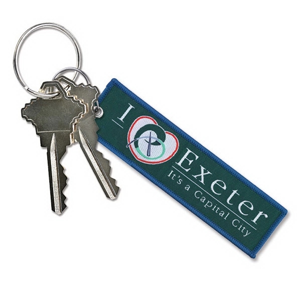 Your custom imprint is woven into these handy key holders in... from ASI 79898 Promovision / PROMOVISION