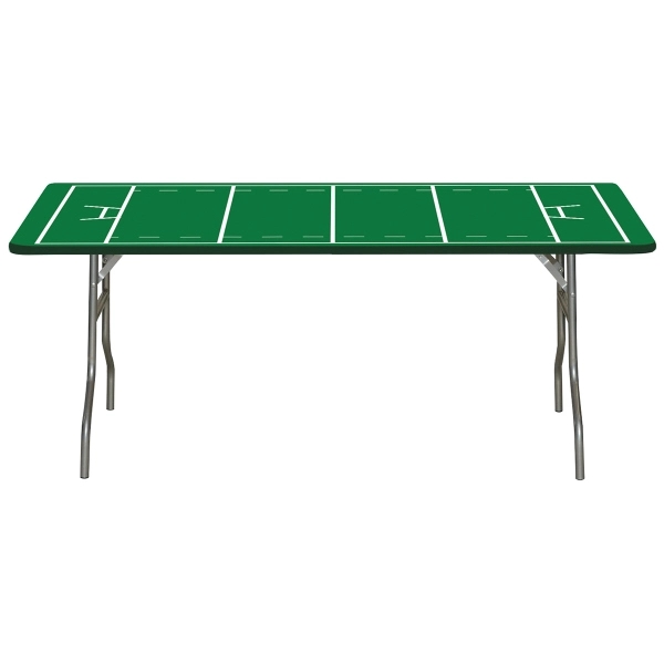 8' Digitally printed stretch polyester table topper... from ASI 80228 Quinn