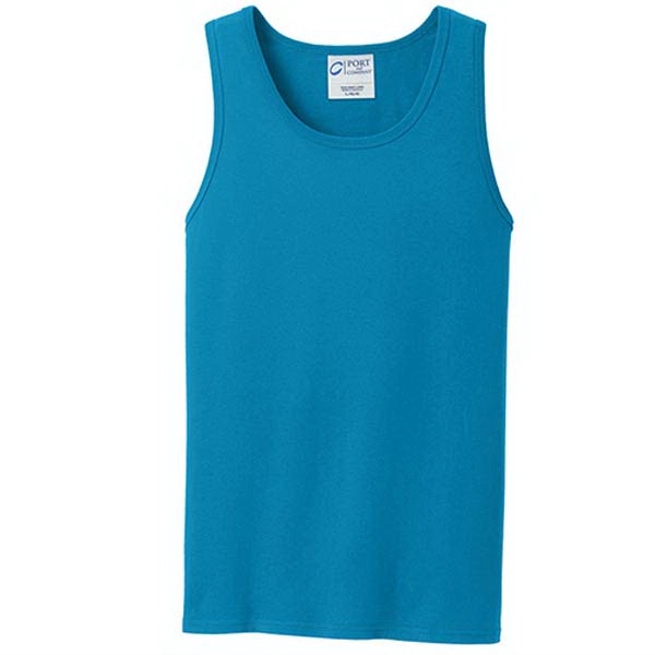 Personalized Port & Company® tank top made of polyester and Core... from ASI 39552 BEL Promo