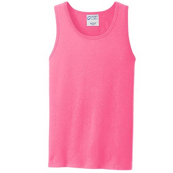 Personalized Port & Company® tank top made of polyester and Core... from ASI 39552 BEL Promo