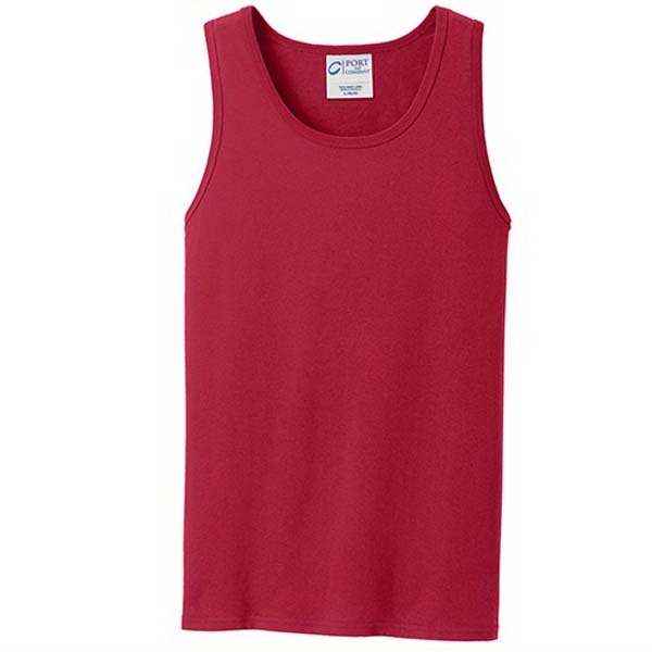Personalized Port & Company® tank top made of polyester and Core... from ASI 39552 BEL Promo