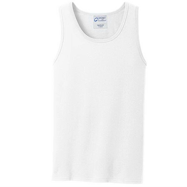 Personalized Port & Company® tank top made of polyester and Core... from ASI 39552 BEL Promo