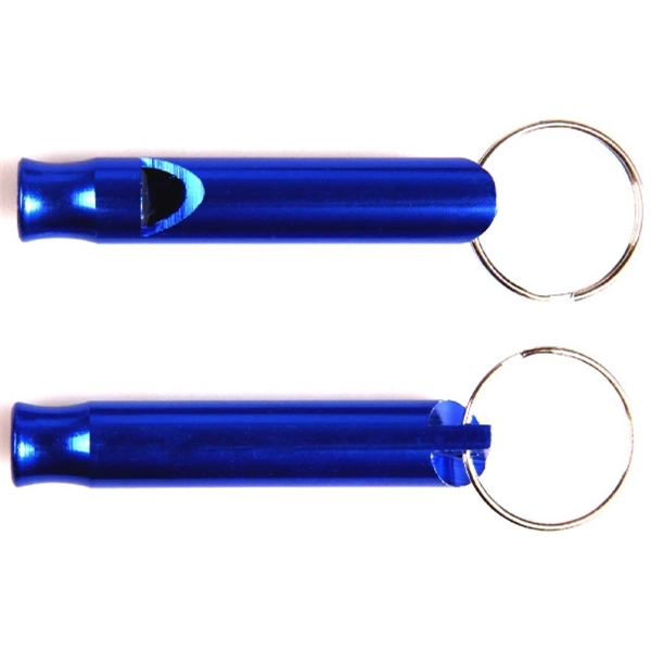 Aluminum whistle with key ring... from ASI 74585 Nu Promo International / Nu Promo Line
