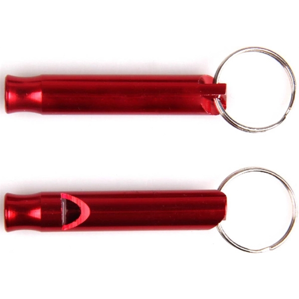 Aluminum whistle with key ring... from ASI 74585 Nu Promo International / Nu Promo Line