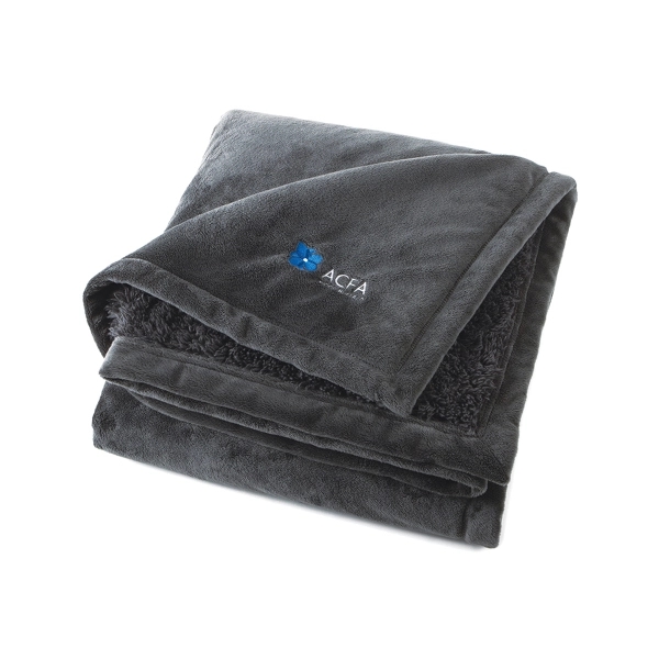 Luxurious faux Alpaca wool plush throw measuring 60" x 70"... from ASI 73520 Neet Feet / Kanata Blanket