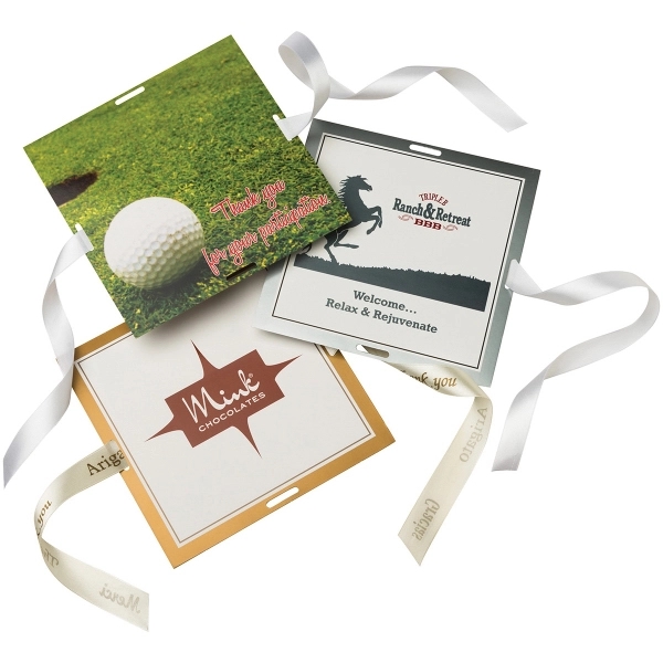 Cards with a ribbon that come with one of our themes... from ASI 73520 Neet Feet / Kanata Blanket