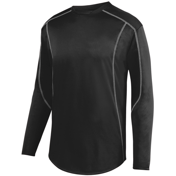 100% polyester performance wicking fleece pullover with set-in sleeves and contrast... from ASI 37461 Augusta Sportswear