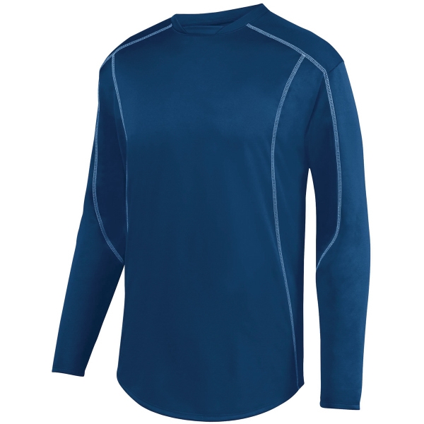 100% polyester performance wicking fleece pullover with set-in sleeves and contrast... from ASI 37461 Augusta Sportswear