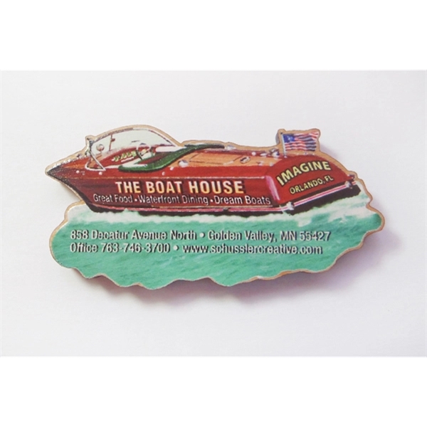 Magnets made of real wood measure 1 7/8" x 2" and... from ASI 92531 Unique Custom Products / UCP