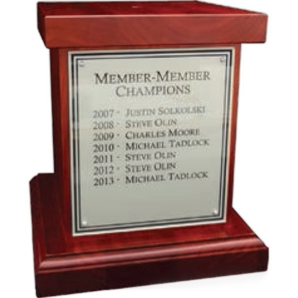 Wooden base for awards.... from ASI 65153 Kirk & Matz LTD / Swatkins