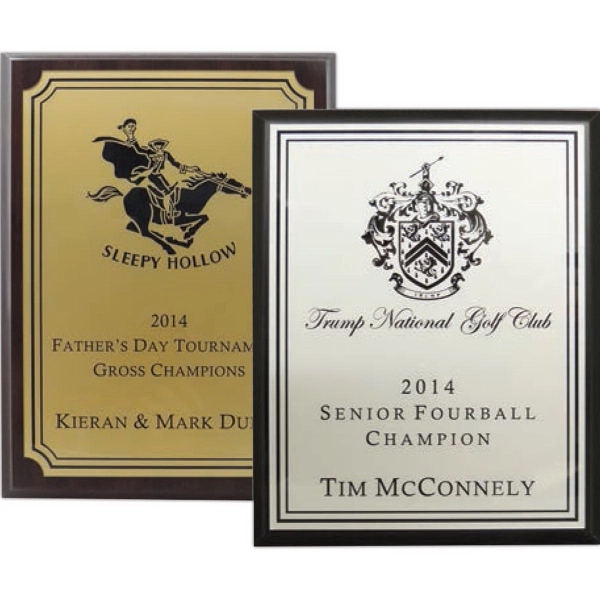 Plaque awards black.... from ASI 65153 Kirk & Matz LTD / Swatkins