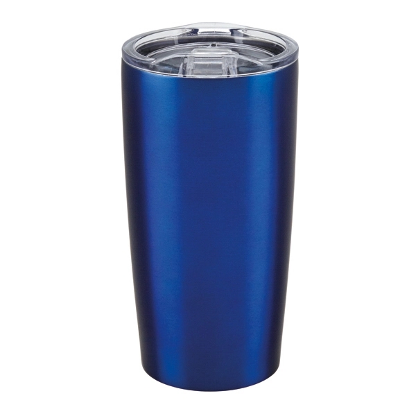 20 oz. double wall stainless steel insulated travel tumbler with slide... from ASI 52840 Evans Manufacturing