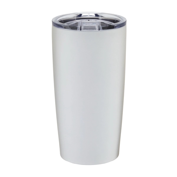20 oz. double wall stainless steel insulated travel tumbler with slide... from ASI 52840 Evans Manufacturing