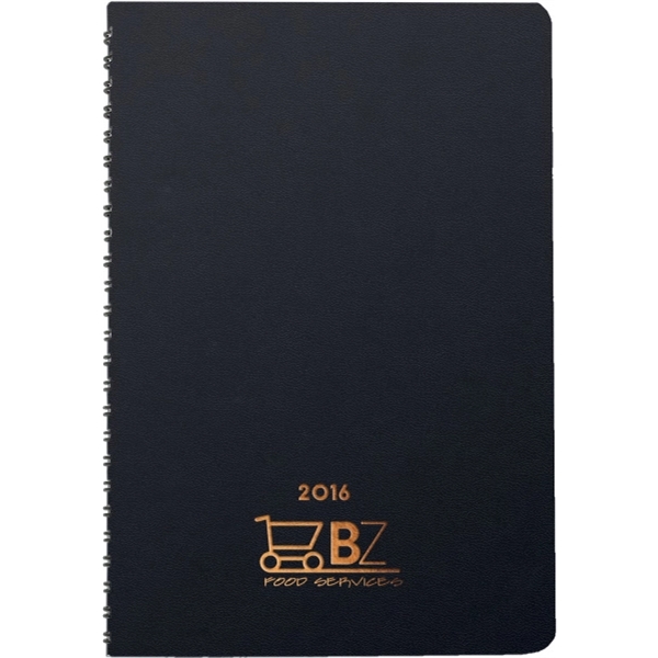 Medium 5.5" x 8.5" wrap value flex planner calendar w/ foil... from ASI 91340 Journalbooks/Timeplanner Calendars