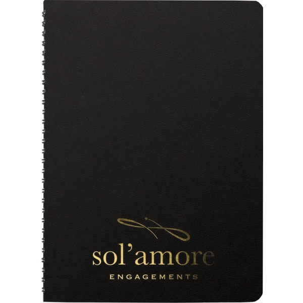 Large 7" x 10" value flex planner w/ wraparound covers, foil... from ASI 91340 Journalbooks/Timeplanner Calendars