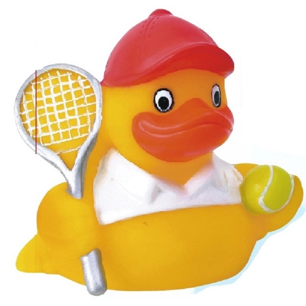 Rubber Squeaking Tennis Duck Balanced for Floating **Limited Time Item Only**.... from ASI 31977 Adline Industries Inc