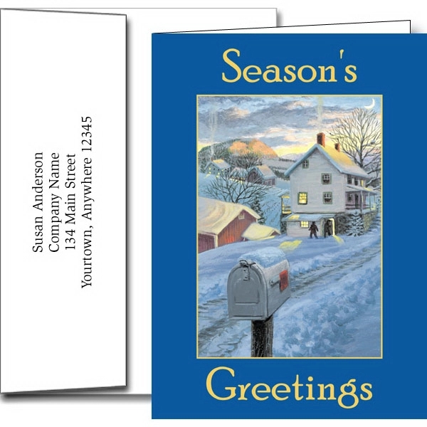 Holiday Greeting Cards W/Imprinted Envelopes... from ASI 46719 Corner Lot Marketing Inc / CLMPromotions