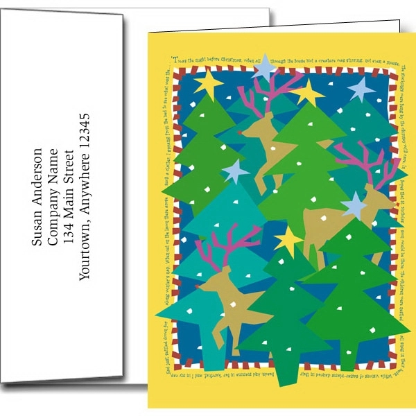 Holiday Greeting Cards W/Imprinted Envelopes... from ASI 46719 Corner Lot Marketing Inc / CLMPromotions