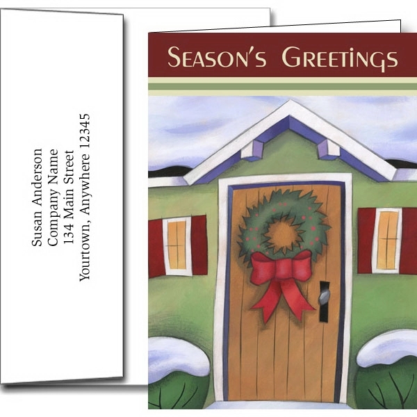Holiday Greeting Cards W/Imprinted Envelopes... from ASI 46719 Corner Lot Marketing Inc / CLMPromotions